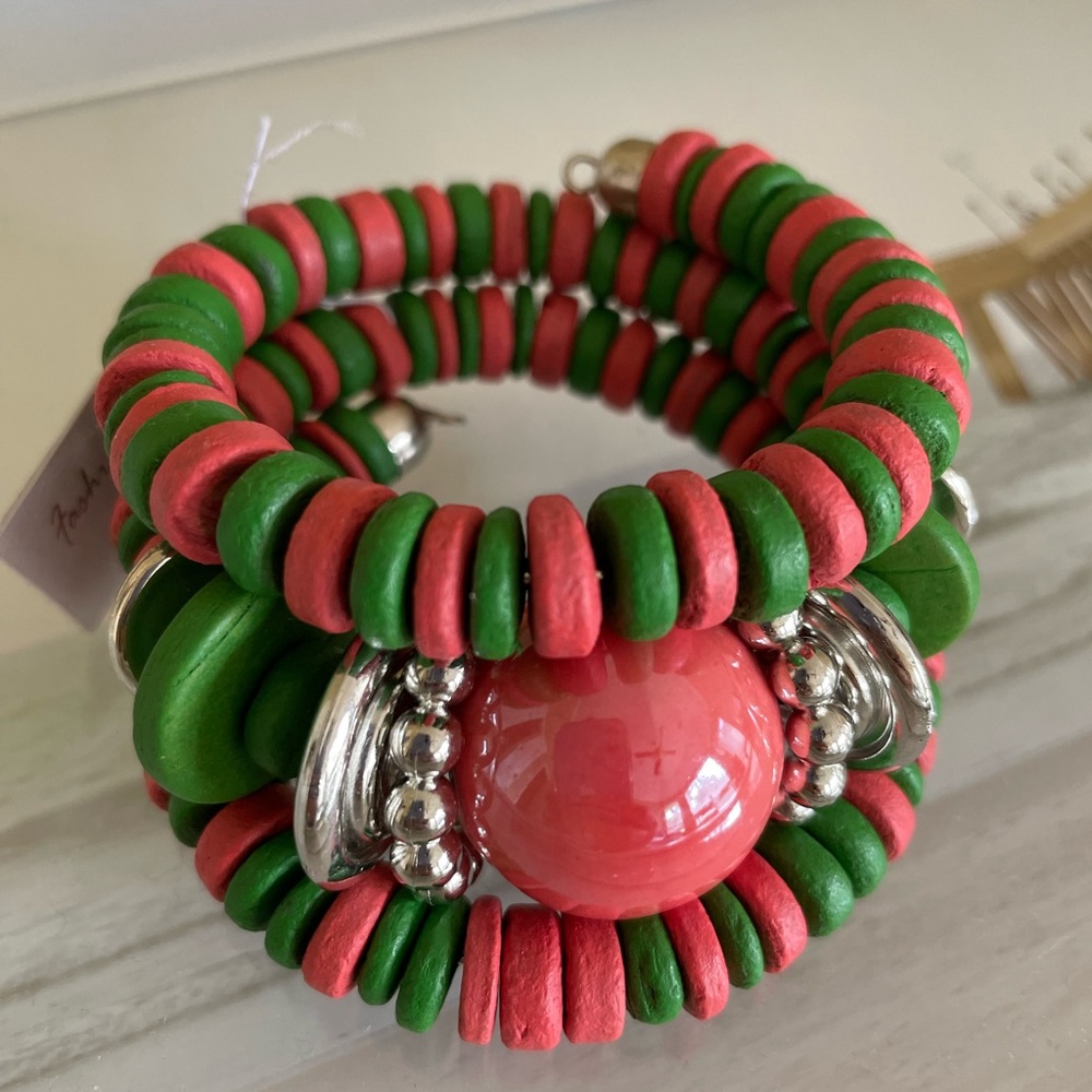 Pink and green Bracelet